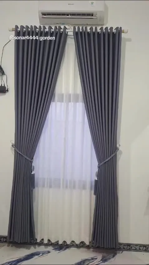Hasil gorden gelap dengan vitrase