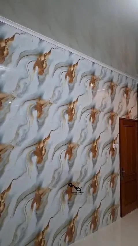Padu padan gorden dengan wallpaper